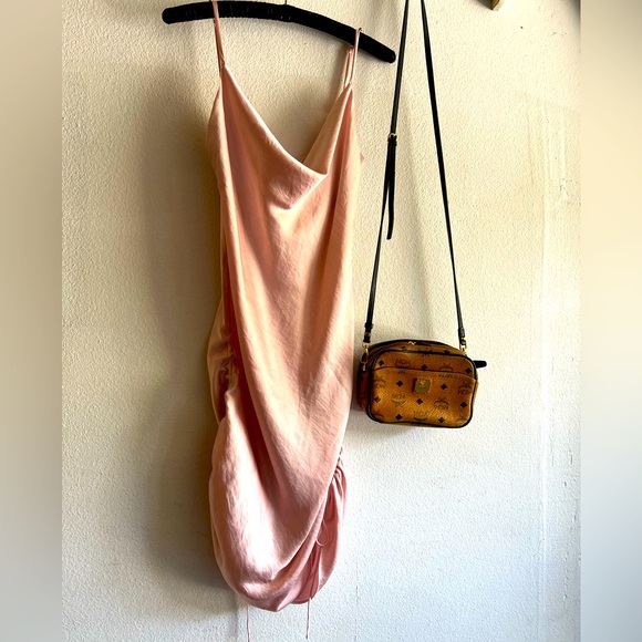 WILFRED x ARITZIA Only Ruched Slip Dress Poetic Pink small - Picture 3 of 6